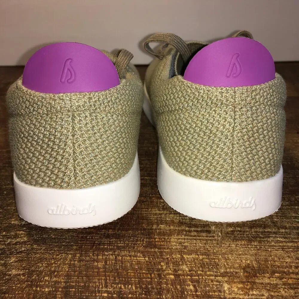Allbirds Tree Pipers Sneaker Mens Beige Tan White 9 Casual Knit Everyday NWOT